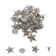 Star Shaped Studs with Back Pin Rivets (Pack of 50)